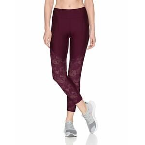Under Armour Women's Balance Mesh Ankle Crop Pants Merlot XS 1305438-564